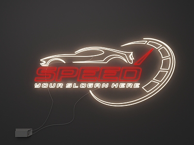 现代简约霓虹灯