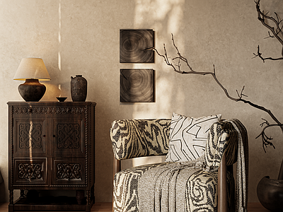 侘寂单人沙发
