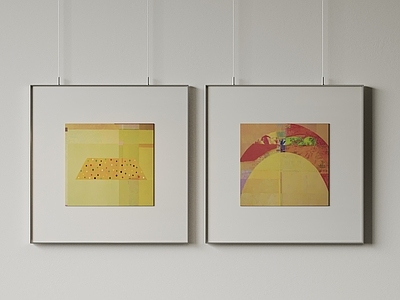 极简组合画 现代极简挂画 抽象装饰画 高端艺术挂画 侘寂中古风画 意式肌理油画