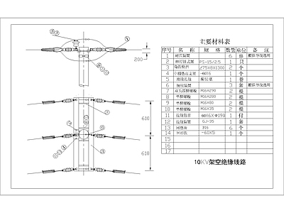 其他节点详图 NBJ3耐张转 角杆组装图