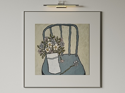 侘寂儿童挂画 现代极简挂画 抽象装饰画 高端艺术挂画 侘寂中古风画 意式肌理油画