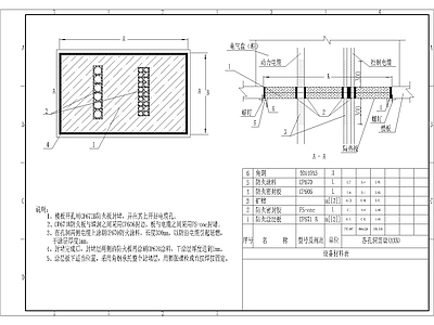 其他节点详图 高压开关柜 控制保护屏 电缆穿楼板 孔洞封堵图