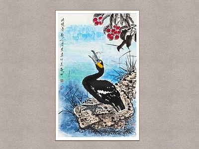 中式大利图 得利图 唐云 装饰画