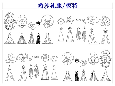 婚纱店 婚纱礼服模特