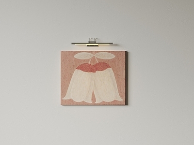 侘寂儿童挂画 现代极简挂画 抽象装饰画 高端艺术挂画 侘寂中古风画 意式肌理油画