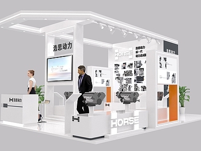 现代简约其他产品展厅 展台 展厅