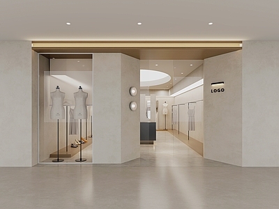 极简服装店