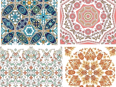 其他图库 花纹 纹理 贴图 欧式 欧式线稿