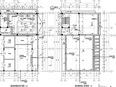 住宅楼建筑 小区垃圾站及电房