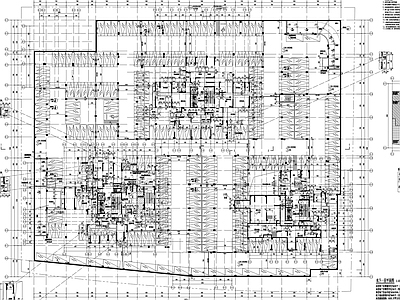 住宅楼建筑 安置小区地下室