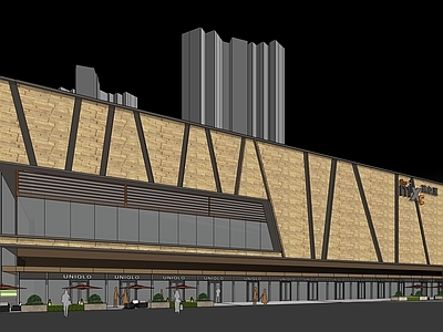 现代主义商场建筑