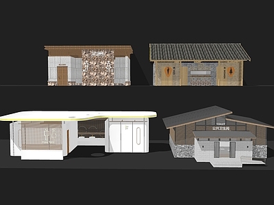 新中式小公建 公厕 景区公厕 乡村公厕 厕所 文旅公厕