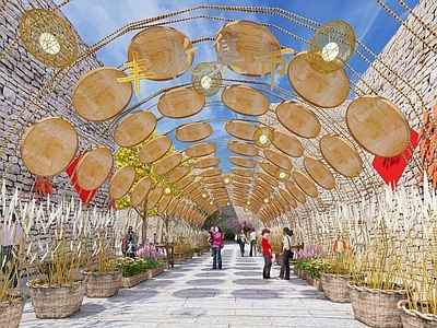 中式文旅美陈