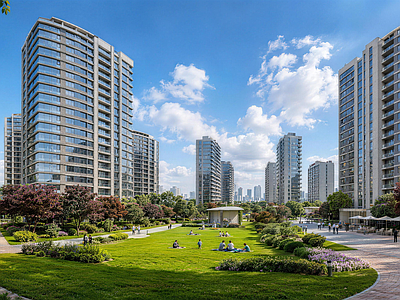 现代小区HDR