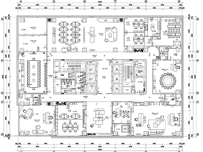 整体办公空间 开放办公室