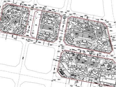 住宅楼建筑 大型住宅规划小区