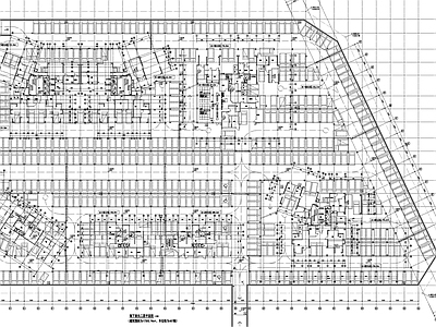 住宅楼建筑 住宅小区地库