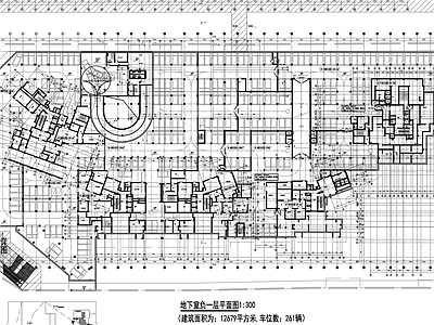 住宅楼建筑 住宅地下室
