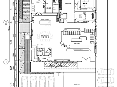 别墅建筑 别墅建筑平面图 三层别墅平面