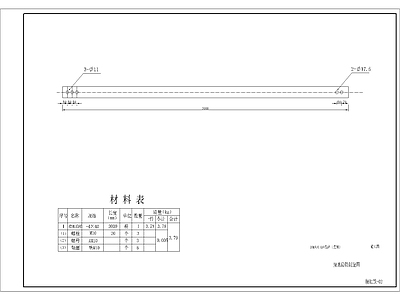 其他节点详图 接地扁铁制造图