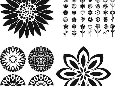 其他图库 花纹 贴图 线稿 欧式 花纹贴图