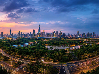 现代城市HDR