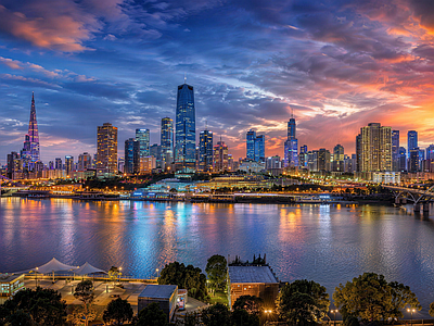 现代城市HDR