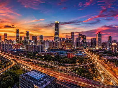 现代城市HDR