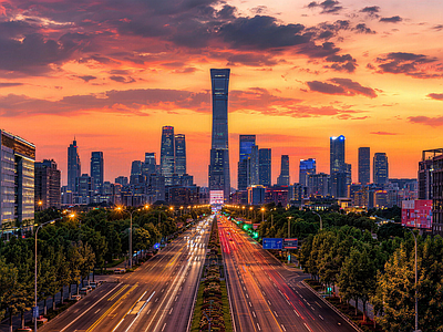 现代城市HDR