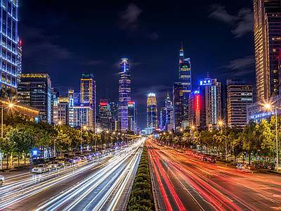 现代城市HDR