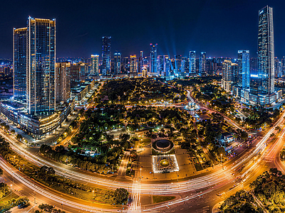 现代城市HDR