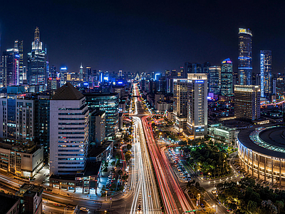 现代城市HDR