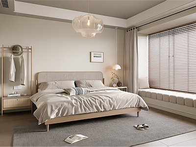 奶油风家居卧室