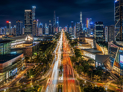 现代城市HDR