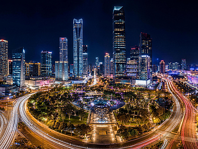 现代城市HDR
