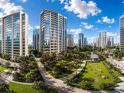 现代小区HDR