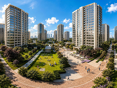 现代城市HDR