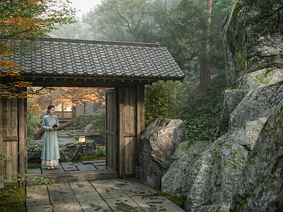 日式乡村庭院