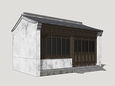 中式古建古建筑 古建筑民居 影视民居建筑 古乡村民居