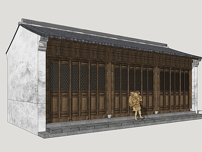 中式古建古建筑 古民居建筑 园林古民居 乡村民居建筑