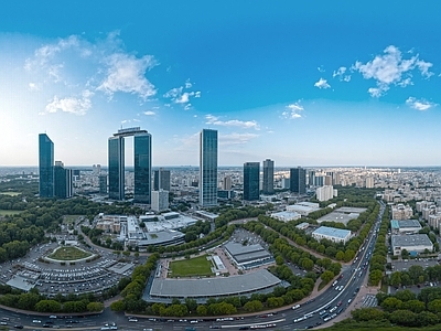 现代城市HDR