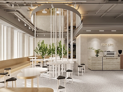 现代简约咖啡厅 现代咖啡店 网红咖啡店 咖啡休闲区 现代咖啡厅 奶茶店