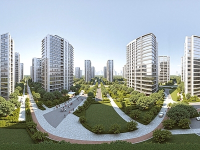 现代城市HDR