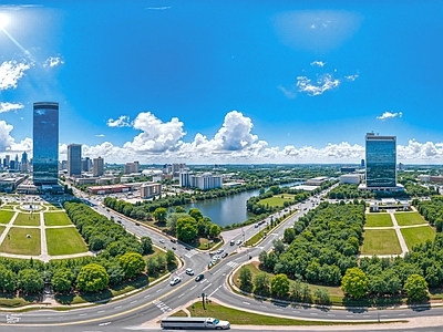 现代城市HDR