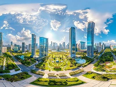 现代城市HDR