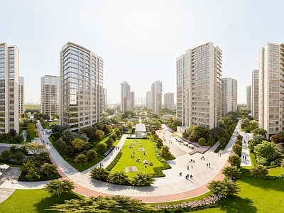 现代城市HDR