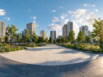 现代城市HDR