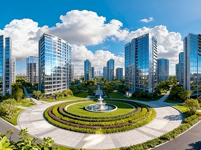 现代城市HDR
