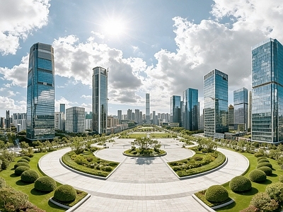 现代城市HDR