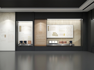 极简民俗展厅 企业文化墙 历史文化展厅 历史展厅 展厅展墙